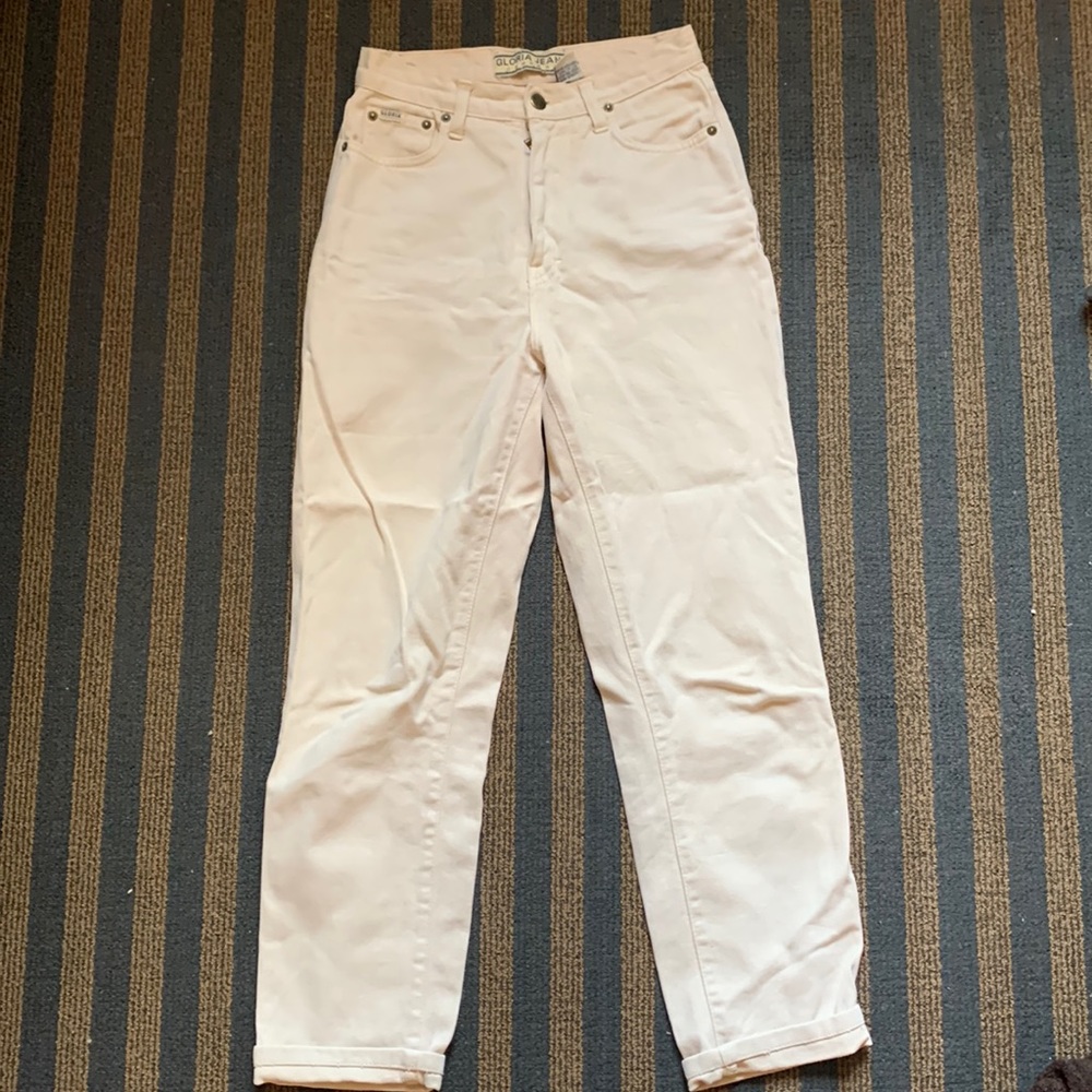 Beige mom jeans
